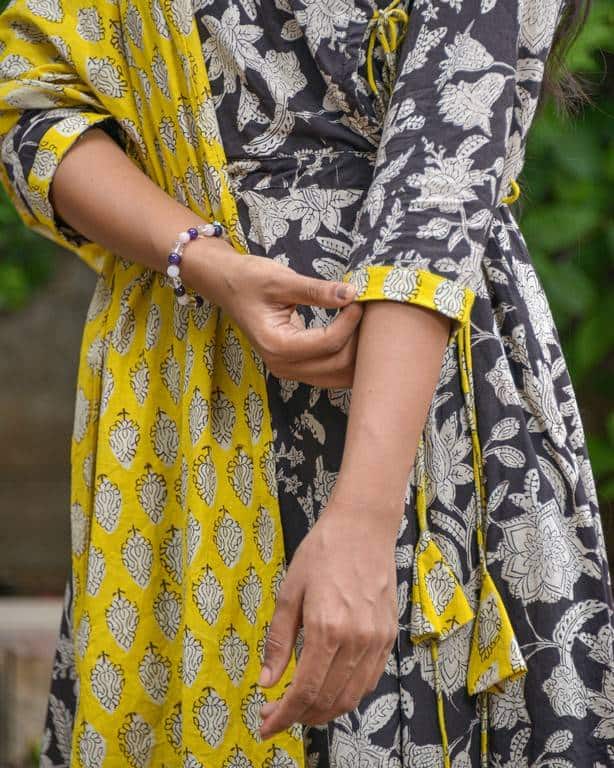Noir Vine Angrakha Nursing Set
