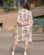 Orchid White Shirt Dress