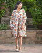 Orchid White Shirt Dress