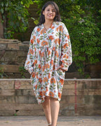 Orchid White Shirt Dress