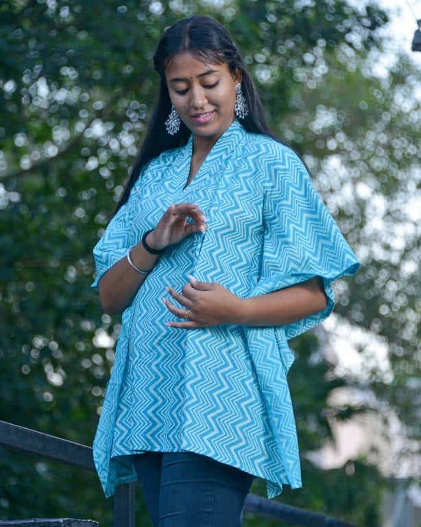 Pristine Short Nursing Kaftan Secondary image