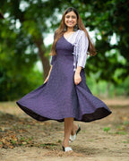 Purple Petunia Nursing Dress