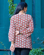 Rosy Noir Short Nursing Kurti