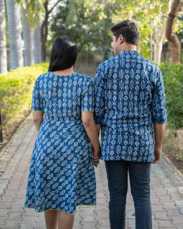 Indigo Warli Couple
