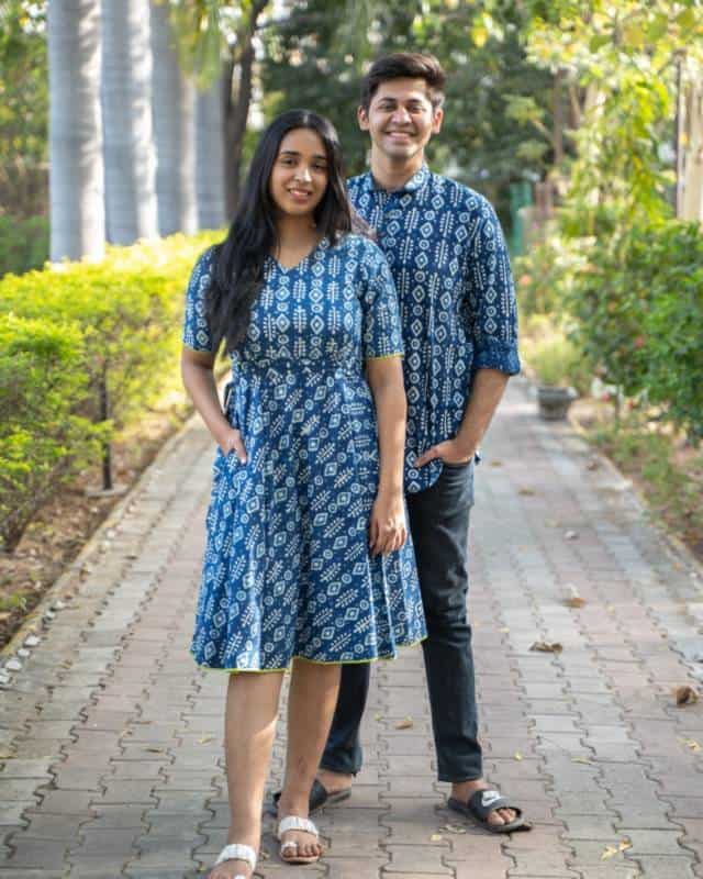 Indigo Warli Couple