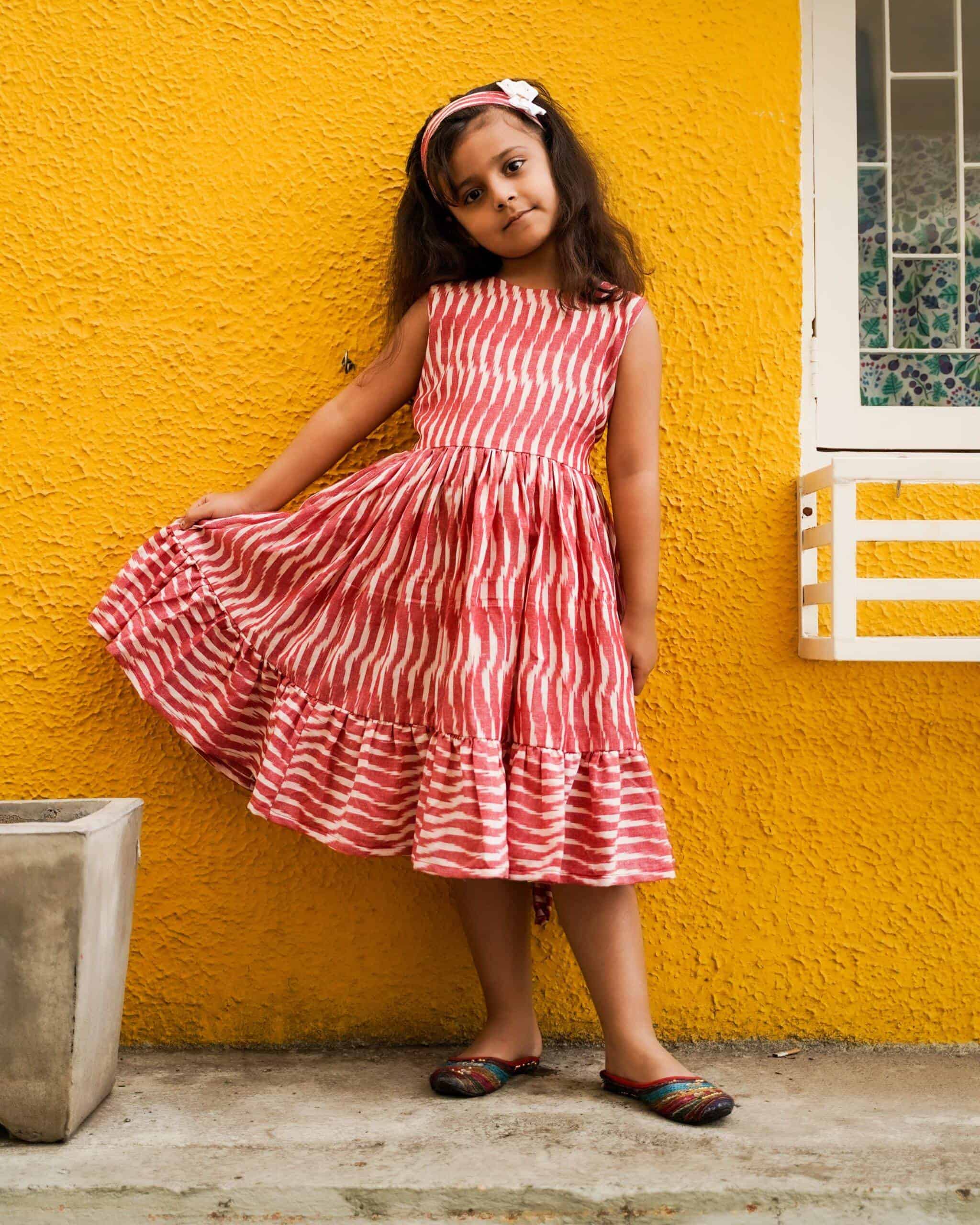 Pink Pinnacle Kids Dress Secondary image
