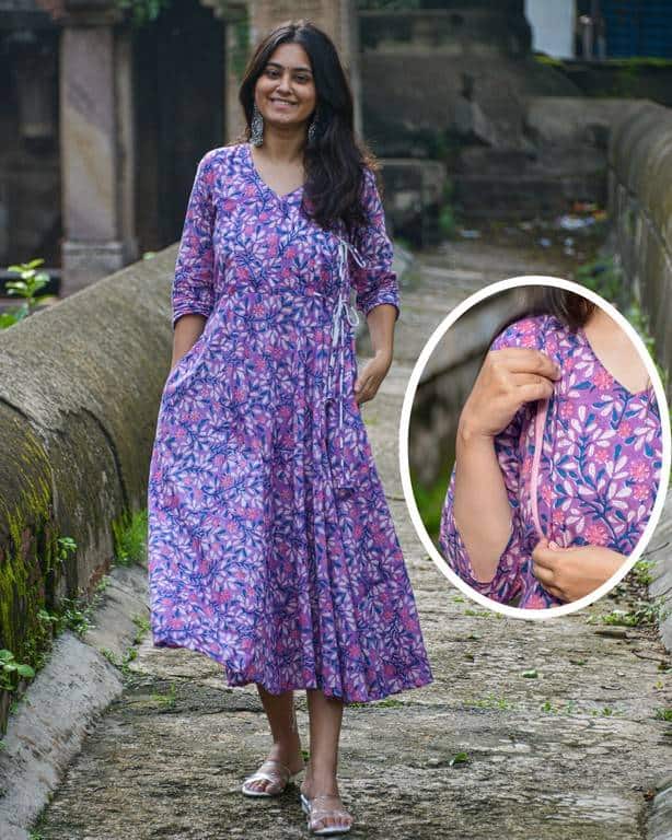 Water Lily Nursing Dress