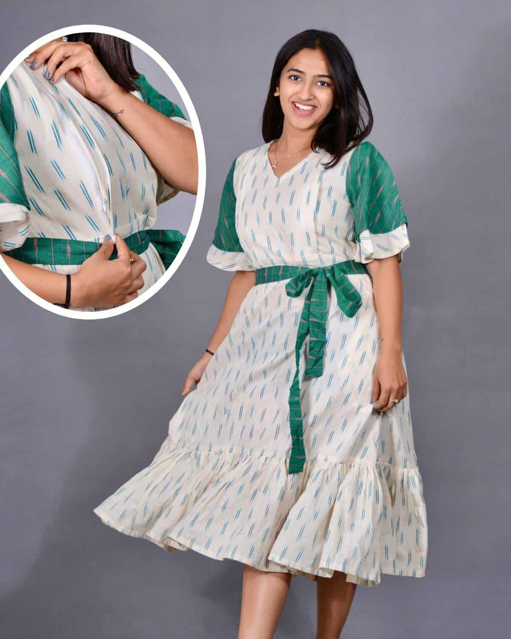 Diverting Threads Nursing Dress
