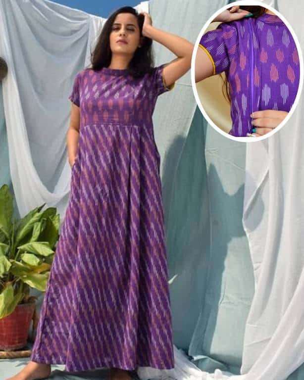 Purple Passion Maxi Nursing Dress