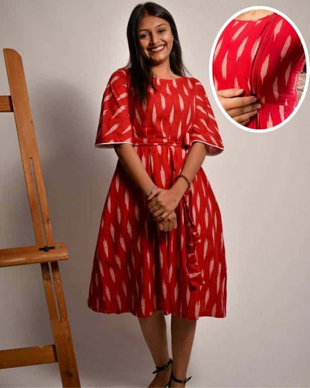 Cherry Blossom Nursing Dress Main image