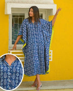 Indigo Warli  Nursing Kaftan