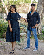 Ocean Black Couple Set