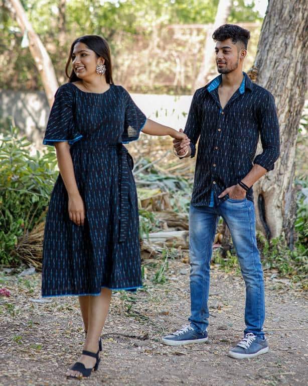 Ocean Black Couple Set