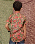 Basil Floral Kids Shirt