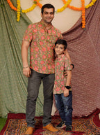 Basil Floral Father Son Twinning