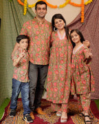 Basil Floral Co-ord Family Set