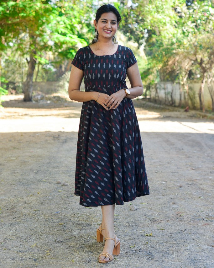 Blackberry Ikat Dress