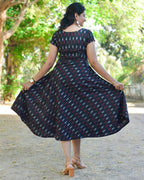Blackberry Ikat Dress