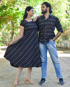 Blackberry Ikat Couple