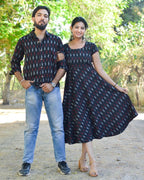 Blackberry Ikat Couple