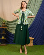 Forest Floral Jacket Dress