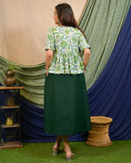 Forest Floral Jacket Maternity Dress