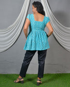 ZigWave blue short kurti