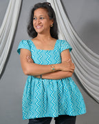 ZigWave blue short kurti
