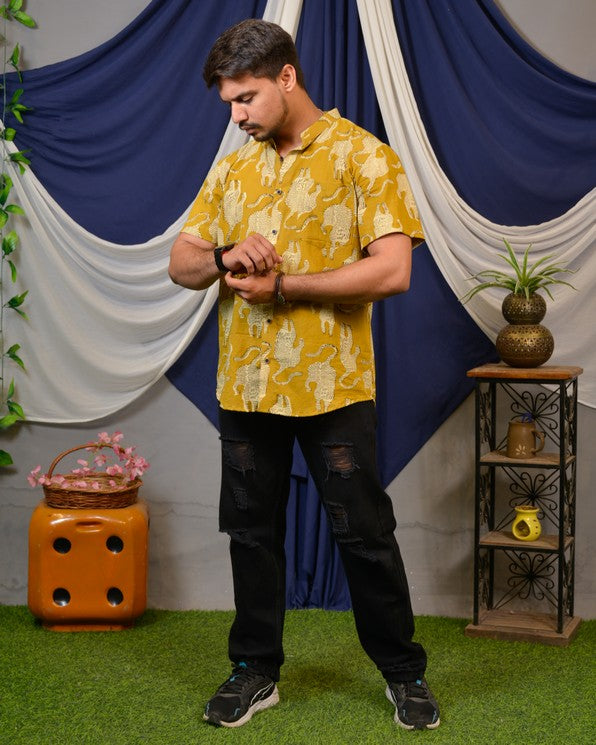 Mustard Kitty Shirt Secondary image