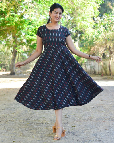 Blackberry Ikat Dress