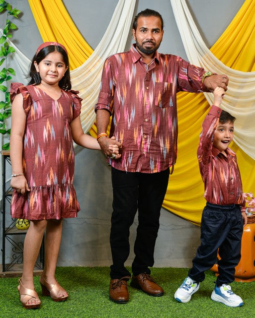 Maroon Panache Father Kid Twining Secondary image