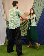 Forest Floral Jacket Couple Set