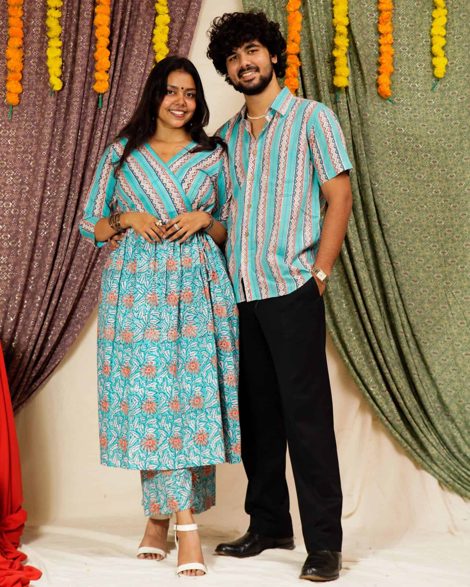 Cotton Candy Angrakha Family Set