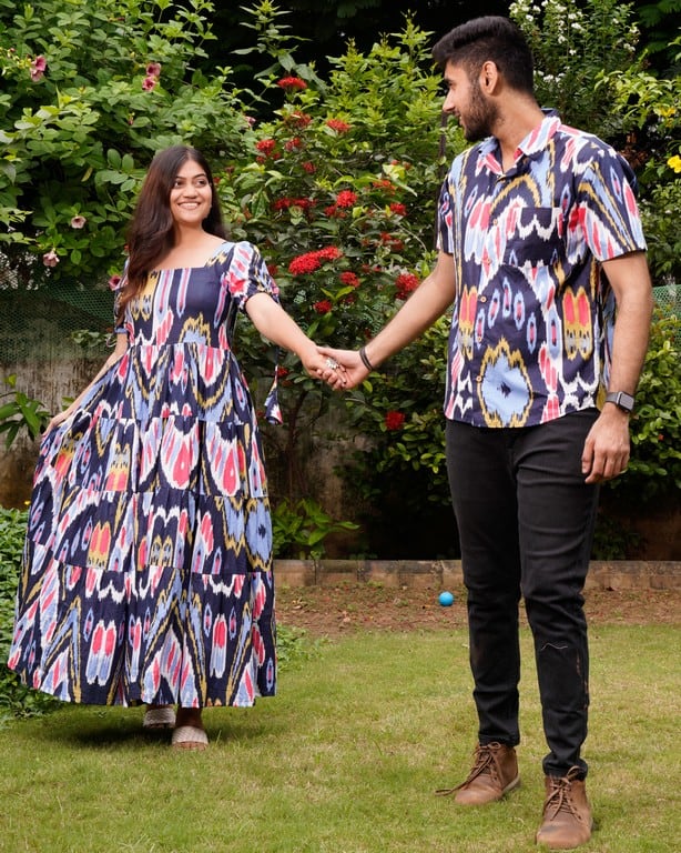 Banjaran Long Dress Couple Set