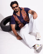 Leafy Wood Button Down Shirt