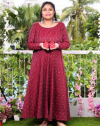 Beetroot Red Nursing Dress