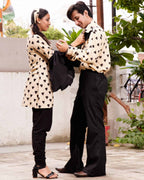 Black Cinnamon Cupid Retro Couple Set