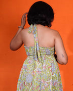 Mint Green Halter Neck Dress