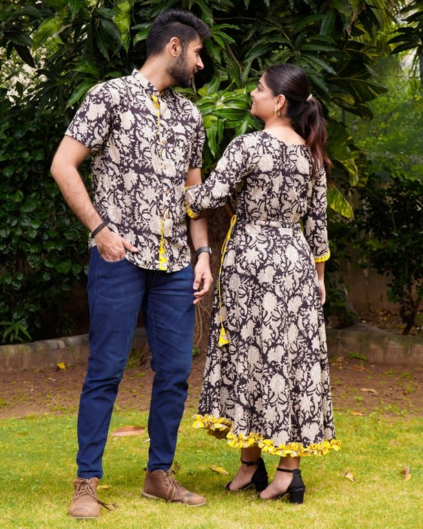 Moonstone Black Couple Set