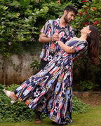 Banjaran Long Dress Couple Set