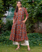 Mustard floral Kiara dawn maternity Dress