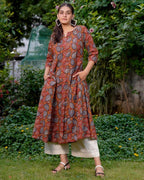 Mustard Floral Kiara Dawn Kurta