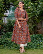Mustard Floral Kiara Dawn Kurta