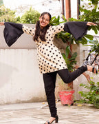 Black Cinnamon Cupid Retro Dress Set