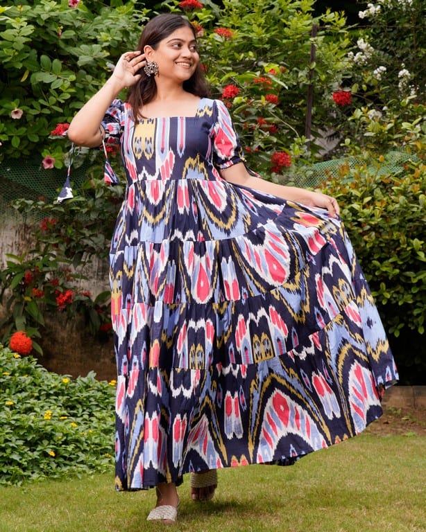 Banjaran Long Maternity Dress
