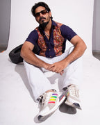 Leafy Wood Button Down Shirt