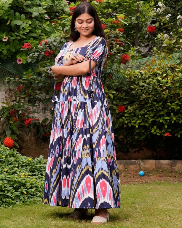 Banjaran Long Maternity Dress