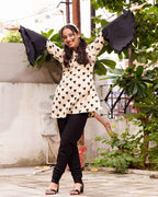 Black Cinnamon Cupid Retro Dress Set
