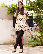 Black Cinnamon Cupid Retro Dress Set
