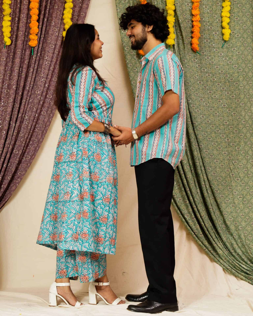Cotton Candy Angrakha Family Set